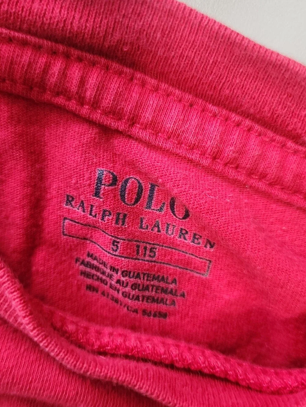 Ralph Lauren Kids Short Sleeve Tee Size 5 Bundle